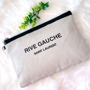 Saint Laurent Rive Gauche Zipper Pouch